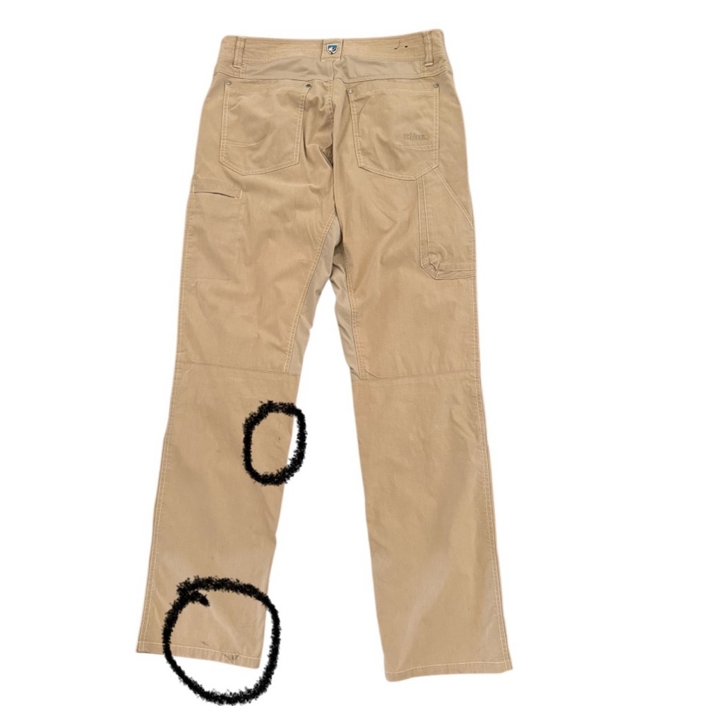 Kuhl Men’s Radikl Hiking Cargo Stretch Pants, Light Khaki Beige, Size 34 x 34 - Picture 7 of 13